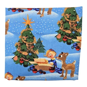 Cranston Village Fabric Rudolph Red Nosed Reindeer Hermey Dentist 1/3 Yard 45" - Picture 1 of 11