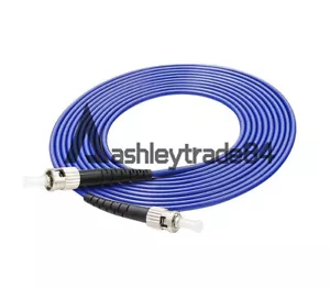 Câble patch fibre optique blindé 10 M ST à ST UPC SM Simplex 3,0 mm - Photo 1/7