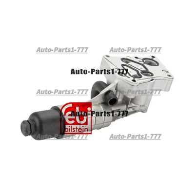 NOVO OEM FEBI Carcaça de Filtro de Refrigerador de Óleo de Motor Para Mercedes C250 W204 SLK250 R172 - Imagem 1 de 4