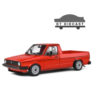 SOLIDO 1982 VW VOLKSWAGEN CADDY MK.1 PICK UP TRUCK 1/18 MARS RED S1803511 - Picture 1 of 6