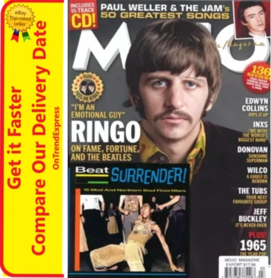 MOJO MAGAZINE  MARCH 2025 RINGO CD I'M AN EMOTIONAL GUY - Image 1 of 4