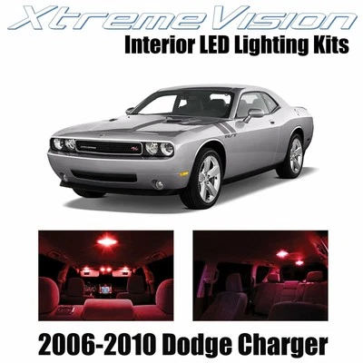 LED interior XtremeVision para Dodge Challenger 2006-2010 (5 piezas) rojo Foto 1 de 4