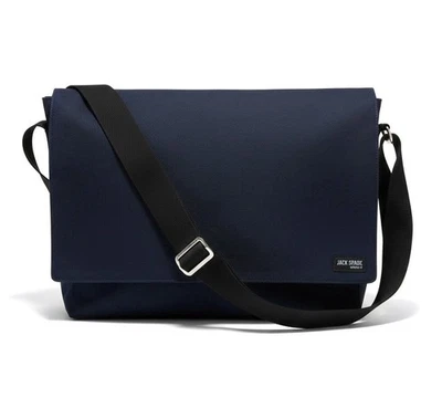 Jack Spade Canvas Messenger  Commuter Bag Crossbody Strap Computers Laptop - Image 1 of 4