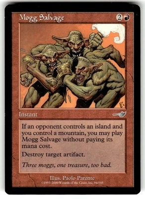 Mogg Salvage Nemesis Regular MTG - Image 1 of 2