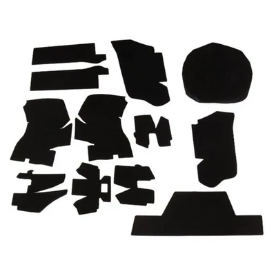 Tablero de panel lateral de maletero 10 piezas para Cadillac Eldorado 1973 convertible de 2 puertas negro Foto 1 de 4