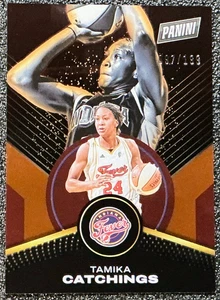 Tamika Catchings 2025 Panini WNBA Player of the Day #61 Orange /199 - Fever - Picture 1 of 2