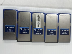 Sony SBP-8 8GB SxS Pro Memory Card, 5 Pack - Picture 1 of 2