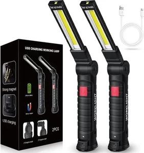 LED Work Light Rechargeable Flashlight, Fathers Day Tool Gifts for Men Him Hu... - Picture 1 of 7