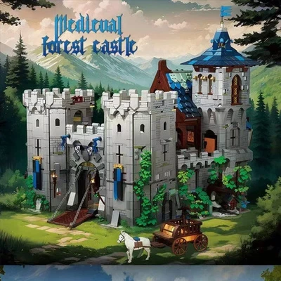 Baka 33924 - Medieval Forest Castle - Nuovo - 6640 pezzi - Confezione originale - Immagine 1 di 4
