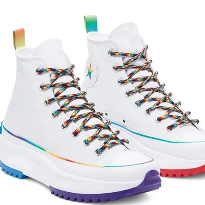 CONVERSE Run Star Hike Hi Pride Sneakers Women's 5.5 Men's 4 - Image 1 of 4