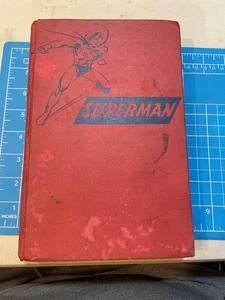 Superman 1942 Hardcover Book By Lowther Siegel & Shuster (poor condition) - Picture 1 of 9