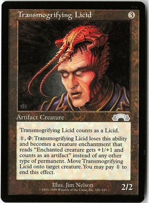 Transmogrifying Licid 141 Uncommon Exodus NM/LP MTG - Image 1 of 2