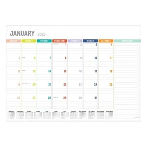 TF Publishing, Colors of the Rainbow 2025 Desk Pad - Picture 1 of 4
