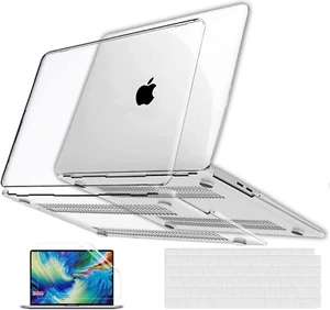 For Macbook Air 13 Inch Crystal Clear Case 2022 2021-2018 A2337 M1 A2179 A1932, - Picture 1 of 9
