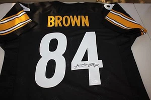 PITTSBURGH STEELERS ANTONIO BROWN #84 SIGNED JERSEY ALL PRO JSA CERTIFIED - Picture 1 of 2