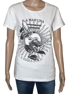 La Martina Camiseta Mujer Blanco Talla L (4) - Imagen 1 de 1