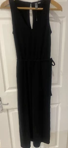 Sweaty Betty Cruise Wide Leg Soft Touch Jump Suit Black Size XS read description - Picture 1 of 6