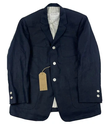 Brooks Brothers черный флис льняной темно-синий женщин Blazer размер BB3 новый с Ярлыками - Изображение 1 из 4