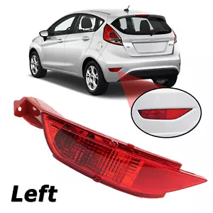 Left Rear LH Bumper Reflector for Ford Fiesta MK7 Tail Fog Light N/S Lamp Lens - Picture 1 of 6