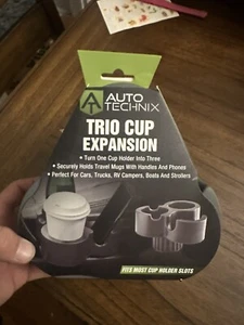 NEW IN PACKAGE - Trio Cup Holder Expansion - Auto Technix - Dark Gray Foam - Picture 1 of 2