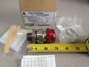 1/2" Brass Hazardous Location MC Cable Gland Fitting Connector TMCX050NB NOS New - Picture 1 of 3