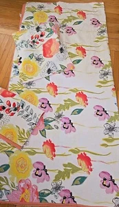 Greenland Home Full/Queen Quilt 86"x86" Floral Design Reverse to Solid & 2 Shams - Picture 1 of 9