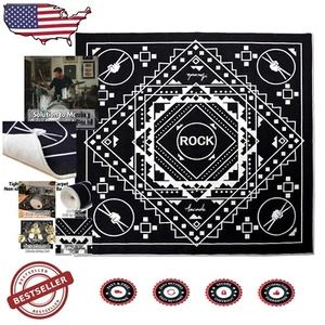 Multifunctional 6x6.6ft Drum Rug - Durable Soundproof mat for Indoor/Outdoor - Picture 1 of 11