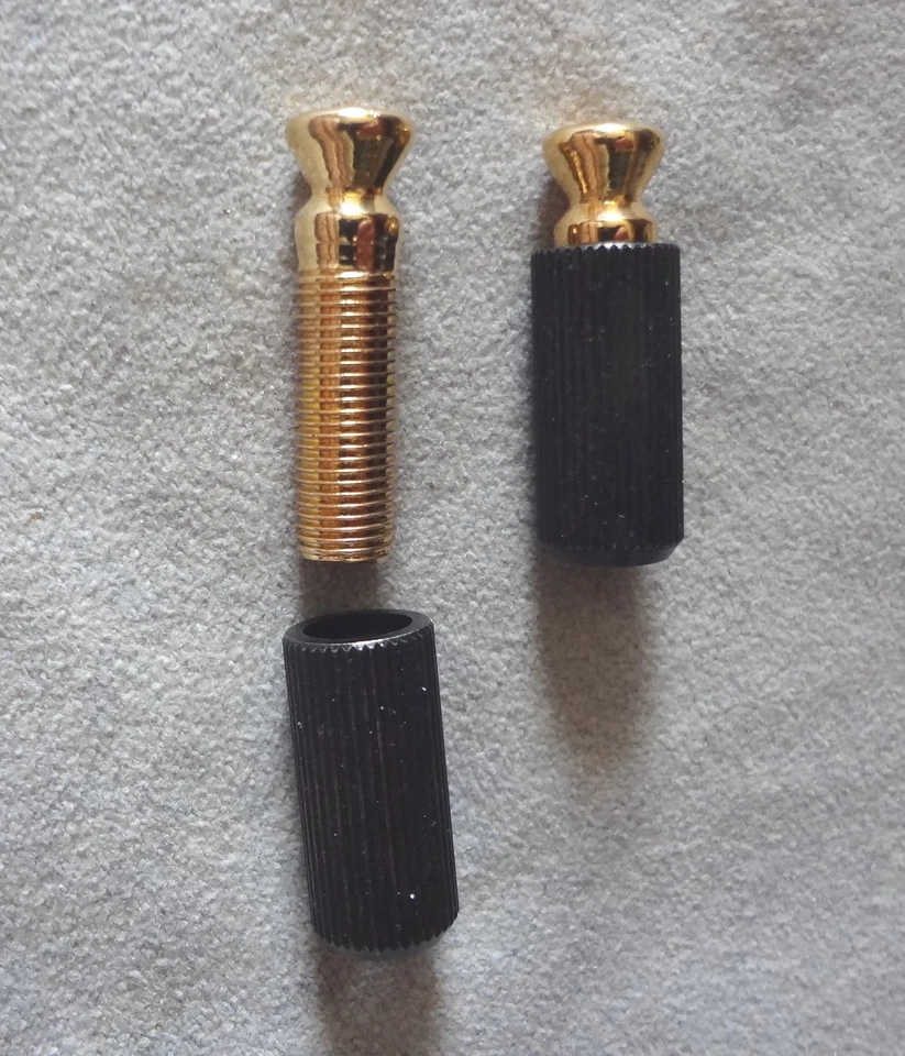 10 Lot Floyd Rose Tremolo Stud & Inserts Set 4 Electric Guitar Mighty Mite Gold