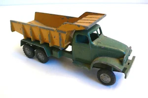 FRANKREICH SPIELZEUG LKW KIPPER GMC 50ER JAHRE SPIELZUSTAND - Bild 1 von 6