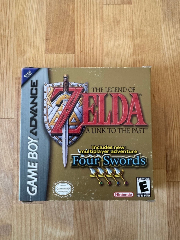 The Legend of Zelda: A Link To The Past and Four Swords GBA Completo Foto 1 de 4