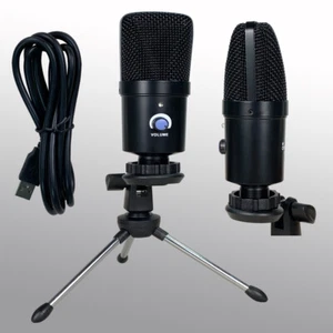 USB Recording Microphone Kit Complete Condenser Mic For Computer Laptop Studio - Picture 1 of 12