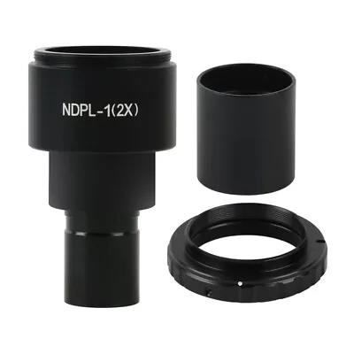 2X DSLR/SLR Camera Lens ADAPTER C-Mount Nikon/Canon EOS for Microscope - Image 1 of 4