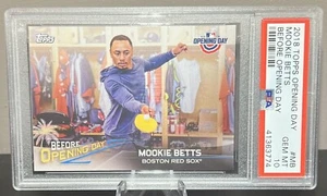 2018 Topps Opening Day Mookie Betts Before Opening Day #MB PSA 10 - Imagen 1 de 2