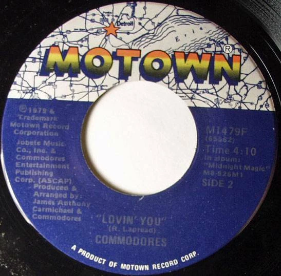 Commodores, Lovin' You - Wonderland, Motown Records M 1479 - Image 1 of 1