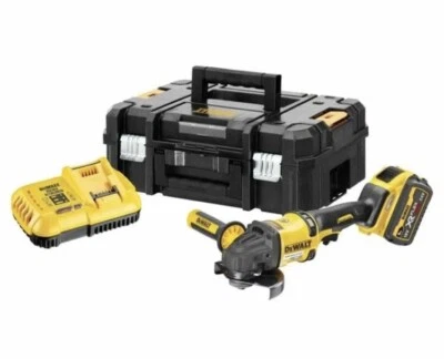 Kit de amoladora angular DeWALT 54V FlexVolt XR inalámbrica sin escobillas 125 mm 5" 9,0 Ah Foto 1 de 2