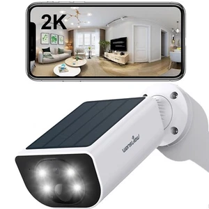 Wansview 2K 3MP Wireless Solar Security Camera Outdoor Wifi Home AI Detection - Picture 1 of 16