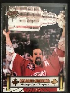BRENDAN SHANAHAN 1998-99 Pacific Trophy Winners Insert #9 Detroit Red Wings