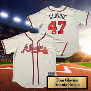Tom Glavine Autographed Atlanta Braves Majestic Jersey - Picture 1 of 10