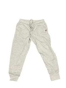 Fila Sweatpants Men's XXL/ S Gray Classic Logo Fleece Athletic Jogger w Pockets - Picture 1 of 1