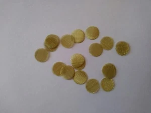 25 brass metal pipe screens 1/2 inch 12 mm heavy duty small - Picture 1 of 2