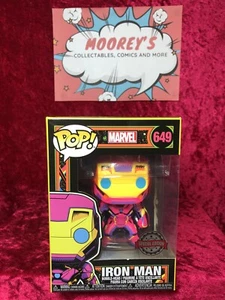 Marvel: Blacklight - Iron Man Pop! Vinyl Figure (RS) #649 - Picture 1 of 6