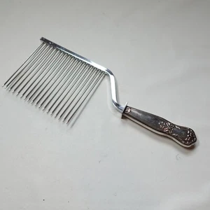 Vintage Sterling Silver Cake Comb Cutter - Picture 1 of 9