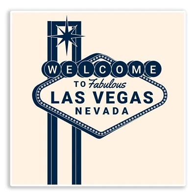Welcome to LAS VEGAS GLOSSY POSTER PICTURE PHOTO Nevada Sign Home Decor Unframed - Image 1 of 3