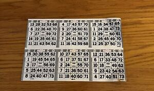 Bingo Paper 6H3  -  6 Cards each sheet 3 Sheets 50 Packs (Gray Olive Brown)