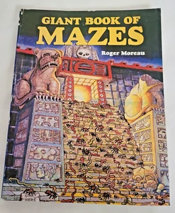 Giant Book of Mazes Roger Moreau - Imagen 1 de 7