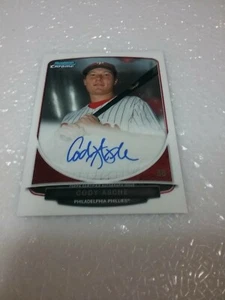 Cody Asche Phillies 2013 Bowman Chrome Autographed #BCA-CA - Picture 1 of 4