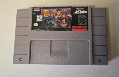 Justice League Task Force SNES Super Nintendo, 1995 Tested Cartridge Only - Image 1 of 4