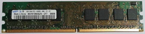 1 x Samsung 1GB DDR2 RAM 667MHz PC2-5300 DIMM M378T2863QZS - Picture 1 of 3