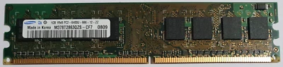 1 x Samsung 1GB DDR2 RAM 667MHz PC2-5300 DIMM M378T2863QZS - Image 1 of 3