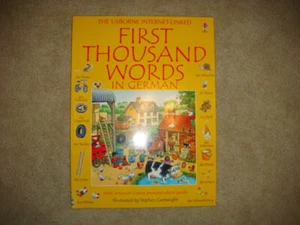 LOT of 5 German Learning Books - Picture Dictionary, First 1,000 Words, More - Picture 1 of 12